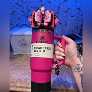 30oz Barbie Fuchsia Stanley Tumbler
